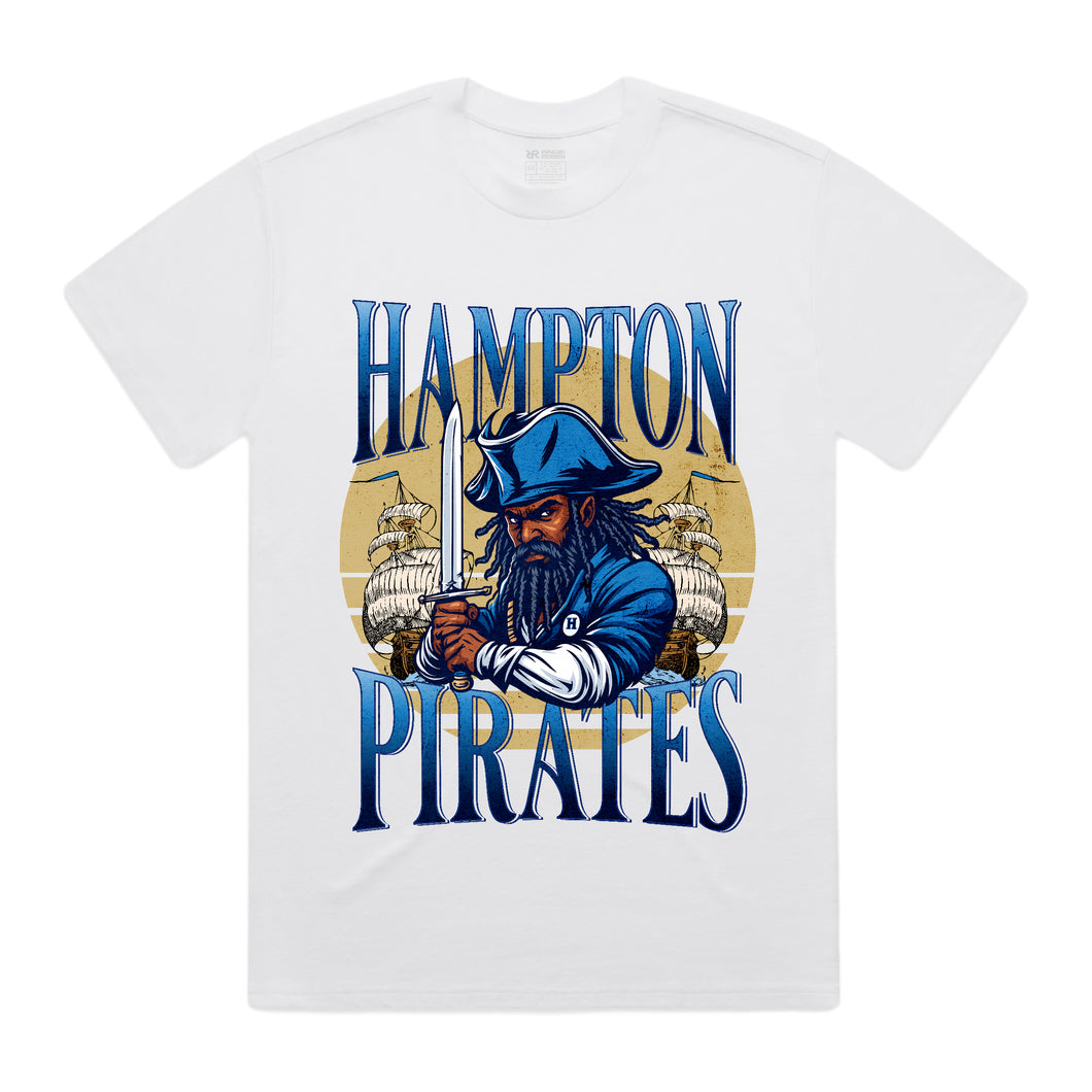Hampton Pirates Retro Tee: Web Exclusive